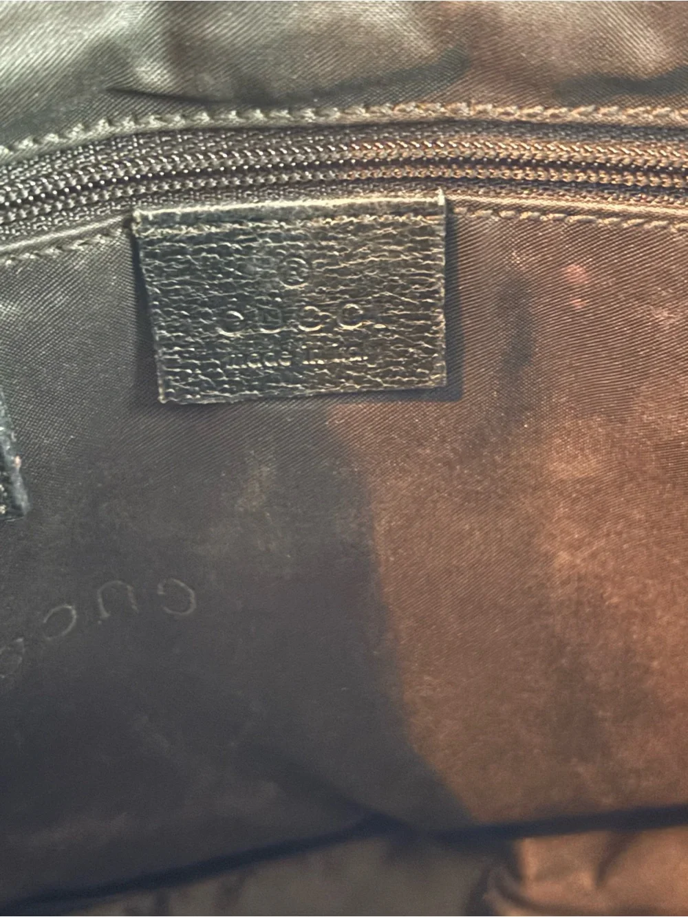 Vintage Rare Archival Gucci Black Nylon Flat Foldover Jackie Bag - Tom Ford Era